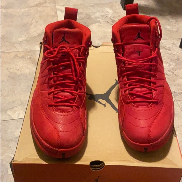 jordan 12 retro gym red black